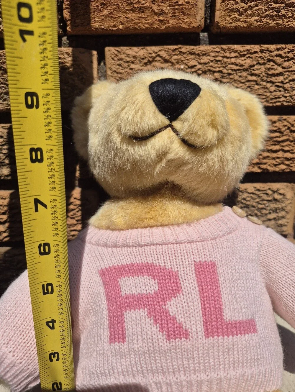 Ralph Lauren Romance Plush Bear Two Slight Sweater Pulls 9